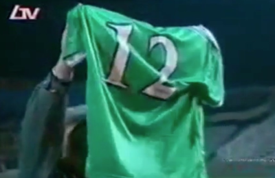 Ομόνοια/Σαν σήμερα: Η στιγμή που η φανέλα με τον αριθμό 12 αποσύρεται