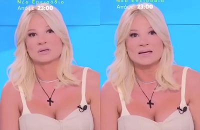 Έξαλλη η Φαίη Σκορδά 