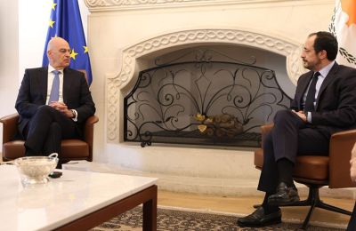 «Είναι δύσκολες οι στιγμές για την ευρύτερη περιοχή μας», είπε ο κ. Δένδιας