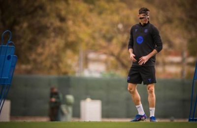 Μπαρτσελόνα: Επέστρεψε στις προπονήσεις... μασκοφόρος ο Λεβαντόφσκι