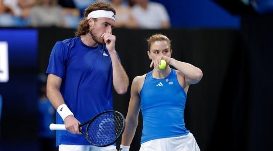 Τσιτσιπάς και Σάκκαρη κατεβαίνουν στο μεικτό διπλό