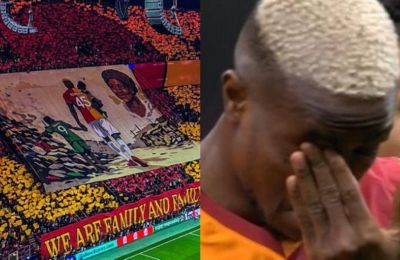 Ο Οσιμέν δάκρυσε με το κορεό που σήκωσαν οι φίλοι της Γαλατάσαραϊ