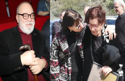 Συγγενείς και φίλοι είπαν το τελευταίο αντίο στον ηθοποιό, στο Αποτεφρωτήριο Ριτσώνας