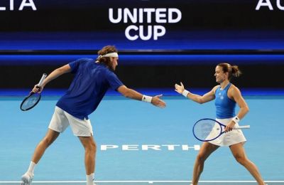 Στα ημιτελικά του μικτού διπλού στο Indian Wells Τσιτσιπάς και Σάκκαρη