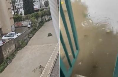 Άνοιξαν οι ουρανοί- Έγιναν ποτάμια οι δρόμοι στη Λεμεσό (ΒΙΝΤΕΟ)