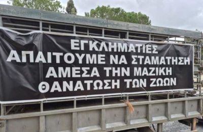 Τέλος στη μαζική θανάτωση ζώων ζητούν κτηνοτρόφοι έξω από Προεδρικό
