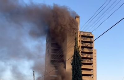 Φωτιά σε κτήριο στη Λεμεσό- Γέμισε καπνούς η περιοχή (ΒΙΝΤΕΟ)