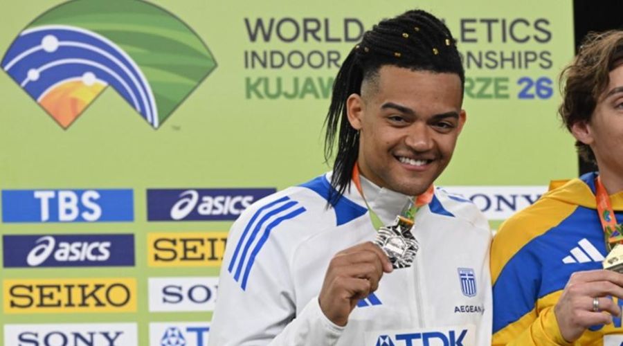 Πήρε το μετάλλιό του ο Καραλής: «Είμαι χαρούμενος και… ξενυχτισμένος»