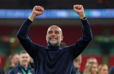 Η αντίδραση του Πεπ Γκουαρδιόλα μετά την κατάκτηση του League Cup 