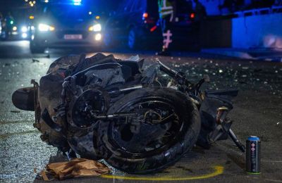 Τροχαίο στη Γεροσκήπου με τραυματία μοτοσικλετιστή