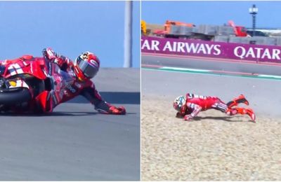 Τρομακτική πτώση για τον Μαρκ Μάρκεθ με 191 χλμ. την ώρα!