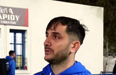 Δάκρυσε ο Μανωλάς για την άνοδο του Πανναξιακού