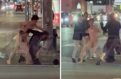 Γυμνός άνδρας συμμετείχε σε καυγά έξω από συναυλία στην Καλιφόρνια.