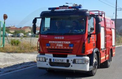 Η πυρκαγιά προκλήθηκε από την ακτινοβολία θερμότητας της ξυλόσομπας.