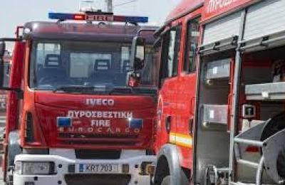 Το τροχαίο σημειώθηκε στη διασταύρωση Τσερίου προς Αναλιόντα και Μαρκί.