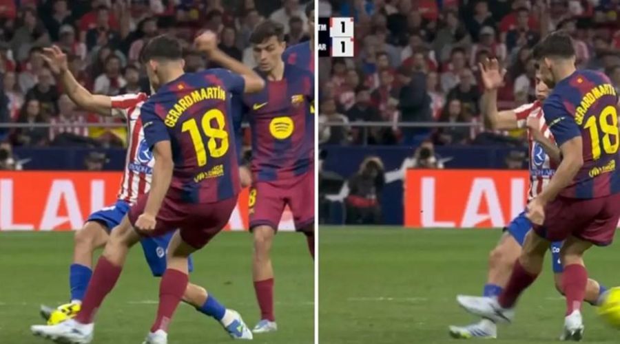 Έντονες διαμαρτυρίες από Ατλέτικο για τη μη αποβολή του Μαρτίν