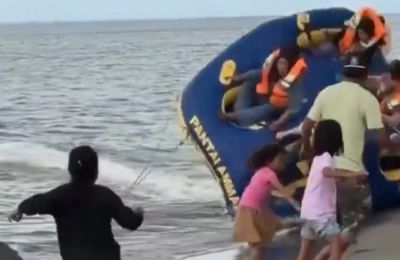 Ατύχημα με φουσκωτό στην Ινδονησία.