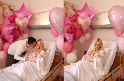  Οι πρώτες φωτογραφίες με την κόρη τους στο μαιευτήριο