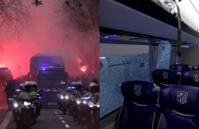 Ατλέτικο Μαδρίτης: Επίθεση στο πούλμαν από οπαδούς της Μπαρτσελόνα