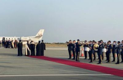 Μετά την Αρχιεπισκοπή τελικός προορισμός του Αγίου Φωτός είναι η εξαρχία του Πανάγιου Τάφου στην Λευκωσία.