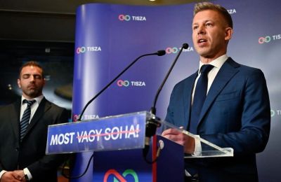 Ο ηγέτης του ουγγρικού κόμματος Tisza Πέτερ Μαγιάρ.