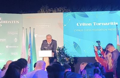 «Ο ΠτΔ ξέχασε την Κυπριακή Ομοσπονδία Σκακιού»