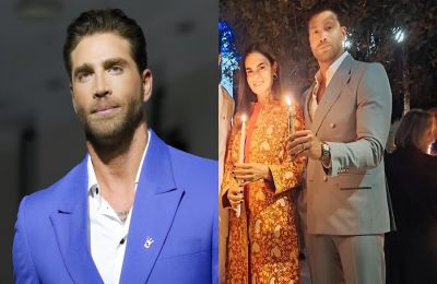 Μαζί με την σύντροφό του, Μιράντα Πατέρα για τις διακοπές του Πάσχα