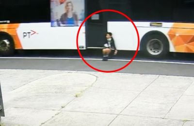 12χρονος πιάστηκε σε πόρτα λεωφορείου και σύρθηκε για 350 μέτρα