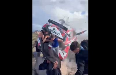 1 νεκρός από αγωνιστικό αυτοκίνητο που έπεσε πάνω του (ΒΙΝΤΕΟ)