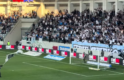 Τρομερή ατμόσφαιρα από τους Απολλωνίστες πριν τη σέντρα (vids)