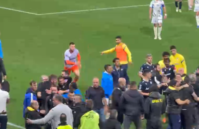 Ένταση με το τελικό σφύριγμα (vid)