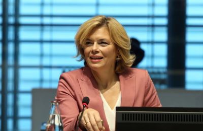 H πρόεδρος της Bundestag Γιούλια Κλέκνερ.