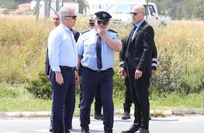 Σε εξέλιξη η διαμαρτυρία των κτηνοτρόφων στη Ριζοελιά. Φωτογραφίες: Φίλιππος Χρίστου