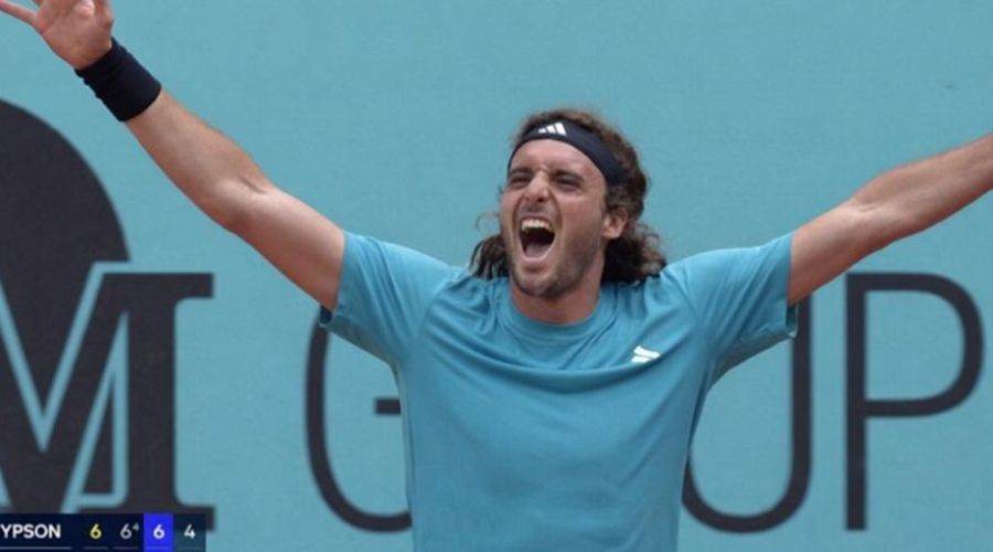 Με μεγάλη ανατροπή συνεχίζει στη Μαδρίτη ο Τσιτσιπάς!