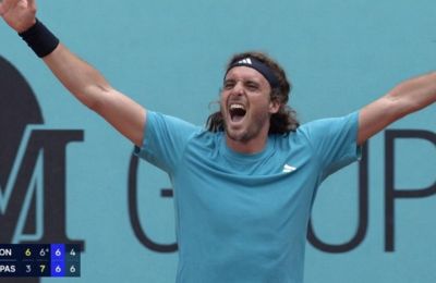 Με μεγάλη ανατροπή συνεχίζει στη Μαδρίτη ο Τσιτσιπάς!