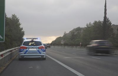 Αυξημένη τροχαία κίνηση λόγω οδικής σύγκρουσης στον αυτοκινητόδρομο