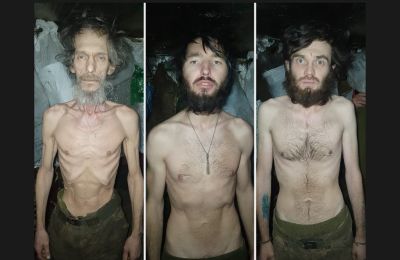 Οι αποστεωμένοι στρατιώτες, οι οποίοι είχαν αφεθεί στην πρώτη γραμμή για μήνες χωρίς επαρκή τροφή και νερό.