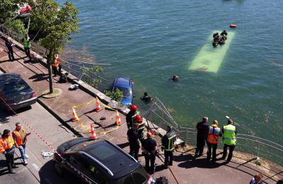 Λεωφορείο με 4 επιβάτες έπεσε στον Σηκουάνα (ΒΙΝΤΕΟ)