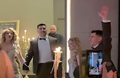 Το πρώτο στιγμιότυπο από τη δεύτερη γαμήλια δεξίωση της Στυλιάνας Αβερκίου και του Φειδία Παναγιώτου