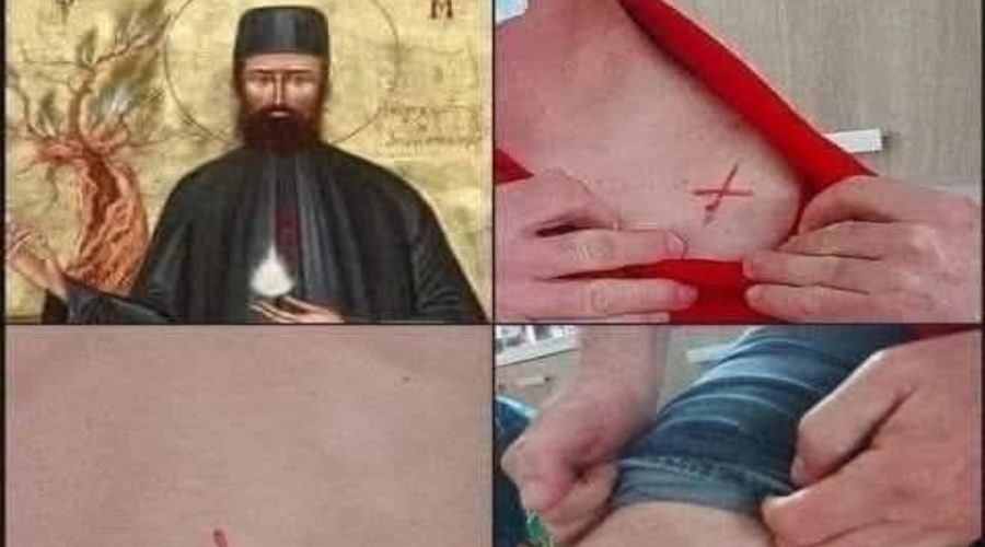 Η φωτογραφία που δημοσιεύτηκε με την ανάρτηση για το θαύμα που βίωσε και περιέγραψε ο Κωνσταντίνος