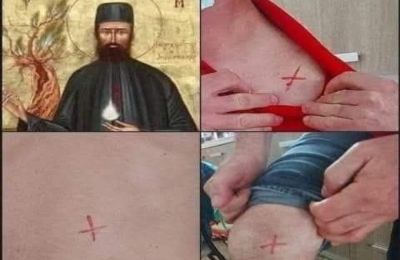 Η φωτογραφία που δημοσιεύτηκε με την ανάρτηση για το θαύμα που βίωσε και περιέγραψε ο Κωνσταντίνος