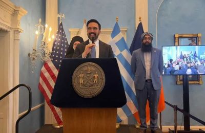 Τα 205 χρόνια από την Επανάσταση του 1821 τίμησε ο δήμαρχος της Νέας Υόρκης. Φωτογραφία Εθνικός Κήρυκας.