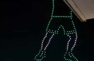 Drone show για τους πρωταθλητές (vid)