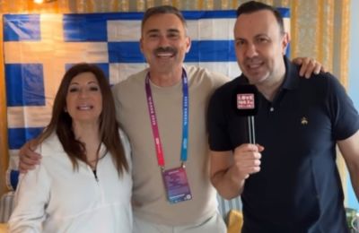 Τάσος, Χριστιάνα & Καπουτζίδης: Εύχονται «Καλή επιτυχία» στην Κύπρο