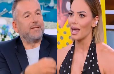 Η Ιωάννα Μαλέσκου απάντησε για τις φήμες σχετικά με τον Λάμπρο Κωνσταντάρα και τη συνεργασία τους στο OPEN, μιλώντας για «μεταβατική φάση»