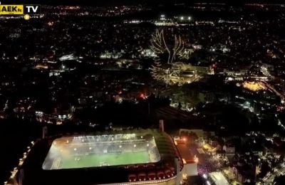 Το εντυπωσιακό drone show στη φιέστα της ΑΕΚ!