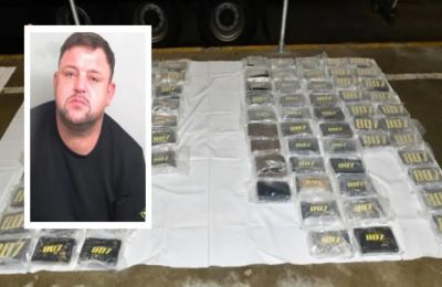 Φυλάκιση για τον οδηγό που έκρυψε κοκαΐνη σε φορτηγό που μετέφερε ρούχα της Skims.