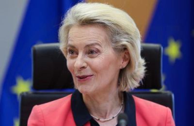 Η Πρόεδρος της Ευρωπαϊκής Επιτροπής Ούρσουλα φον ντερ Λάιεν.