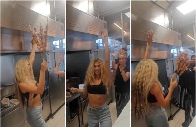 «Εισέβαλε» σε σουβλατζίδικο στη Λεμεσό και χόρεψε το «Jalla»