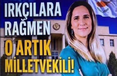 Πανηγυρική και αποθεωτική ανάρτηση από τα κατεχόμενα για την εκλογή της Νταϊάνας Κωνσταντινίδη στη νέα σύνθεση της Βουλής των Αντιπροσώπων